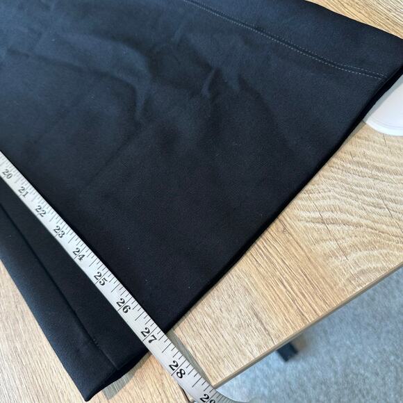 Banana Republic High Rise Wide Leg Cropped Everywhere Ponte Pant Black 713496 S - Picture 12 of 12